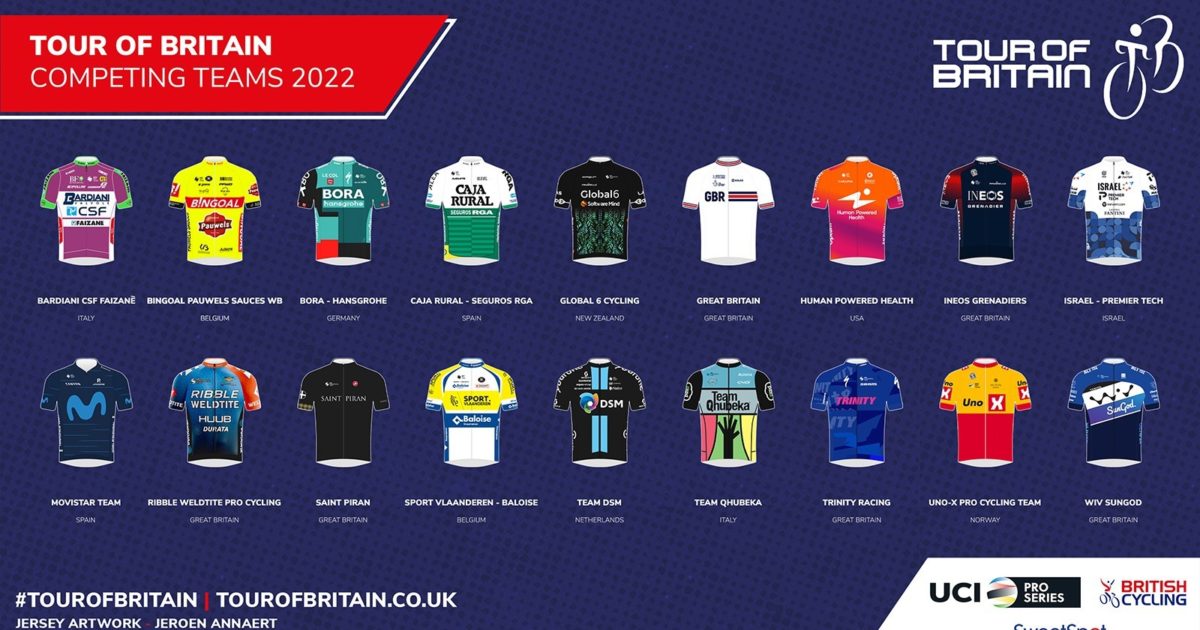 OpenGraph Image for Teams unveiled for Tour of Britain 2022