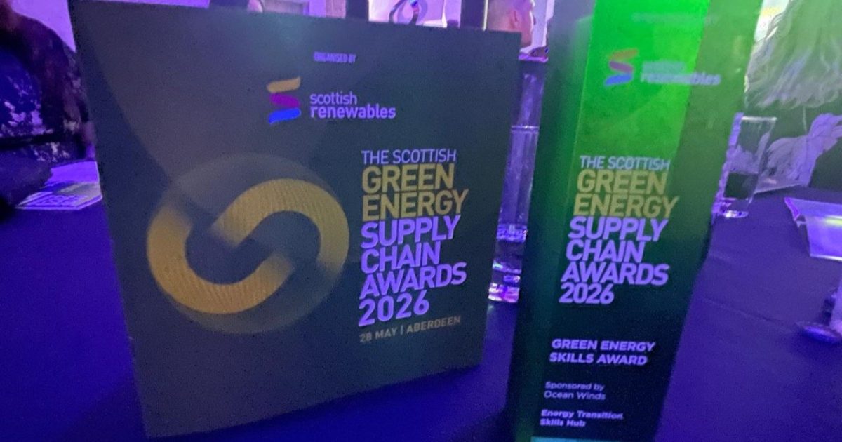 OpenGraph Image for NESCol scoops award for Energy Transition Skills Hub