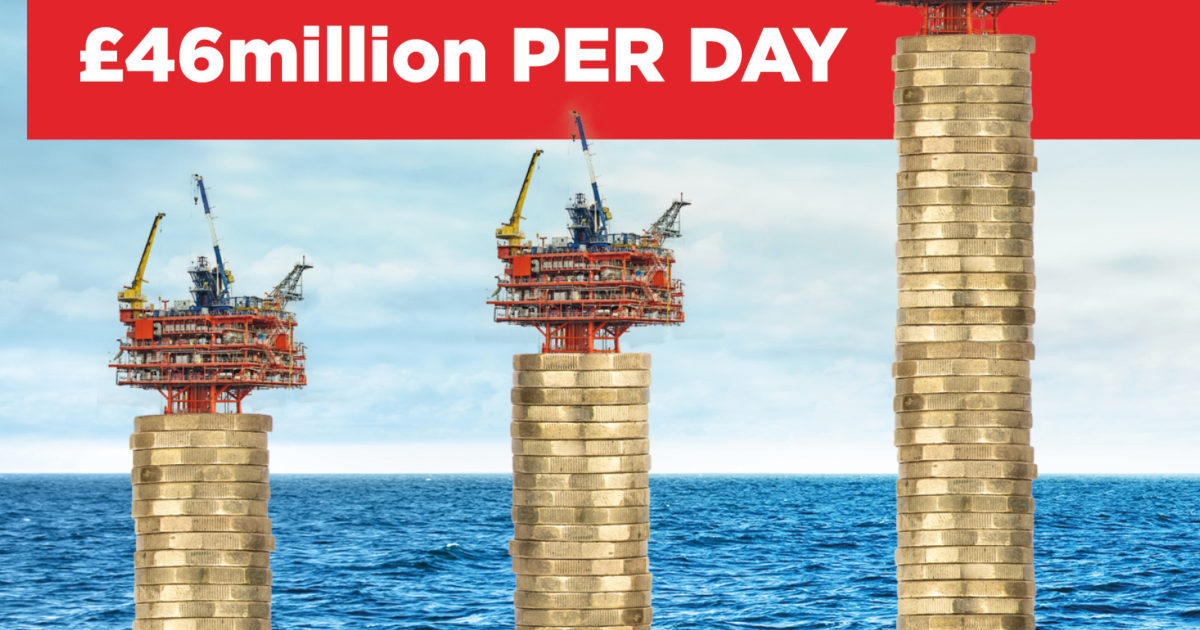 OpenGraph Image for North Sea tax receipts jump to nearly £46million per day