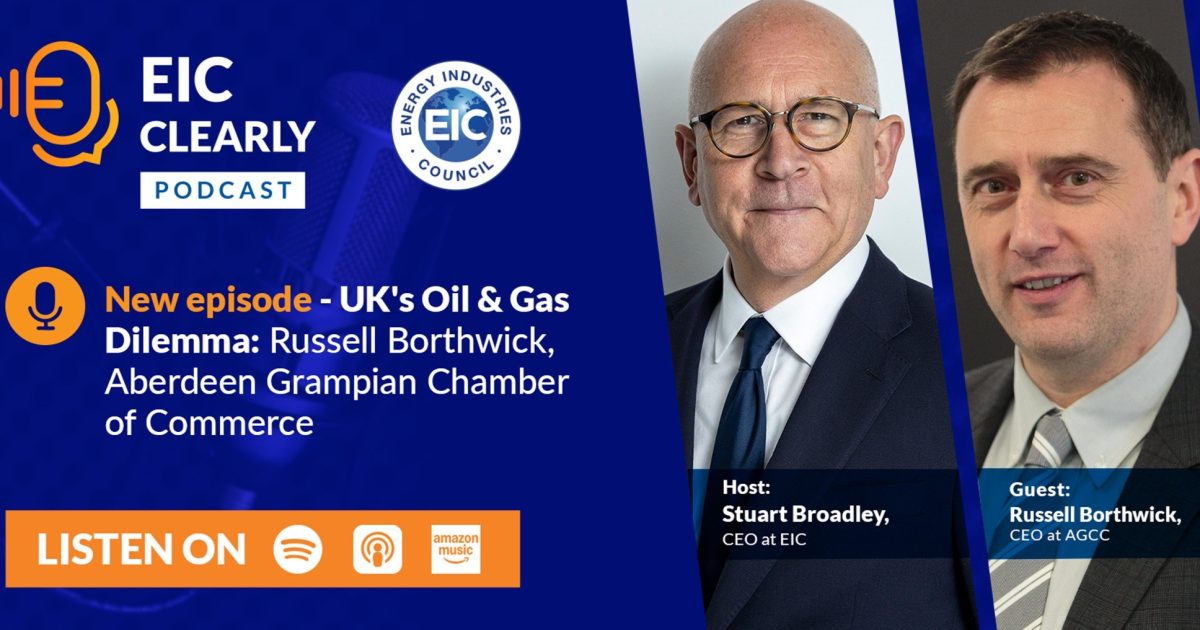 OpenGraph Image for Podcast: AGCC boss discusses 'UK oil and gas dilemma' with EIC CEO