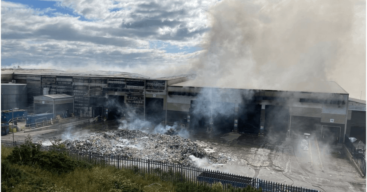 OpenGraph Image for Bin collections cancelled after huge blaze