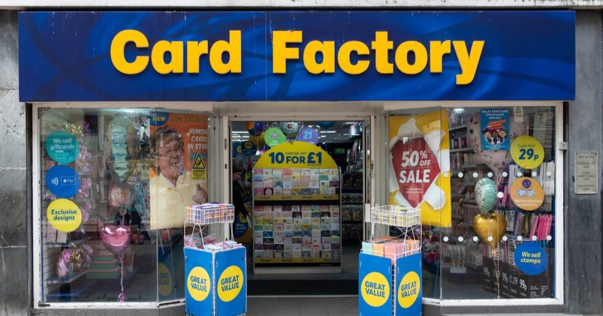 OpenGraph Image for Market Watch: Card Factory swoops in for £24m funkypigeon.com deal