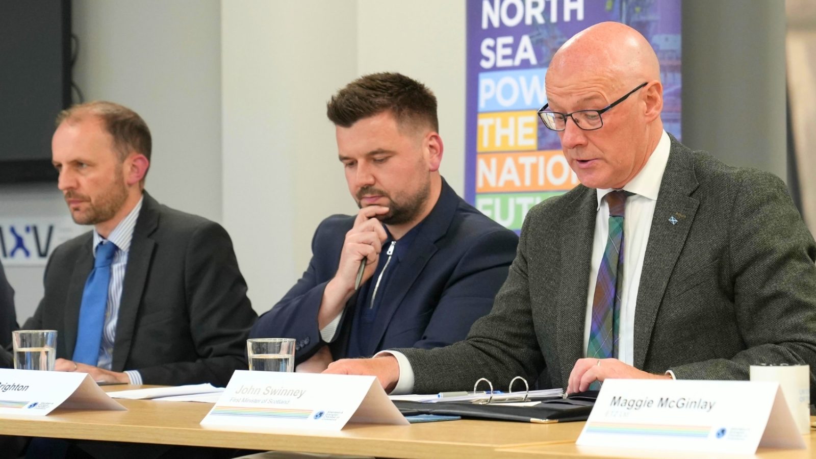 Swinney renews call to scrap windfall tax after crunch talks with North Sea leaders