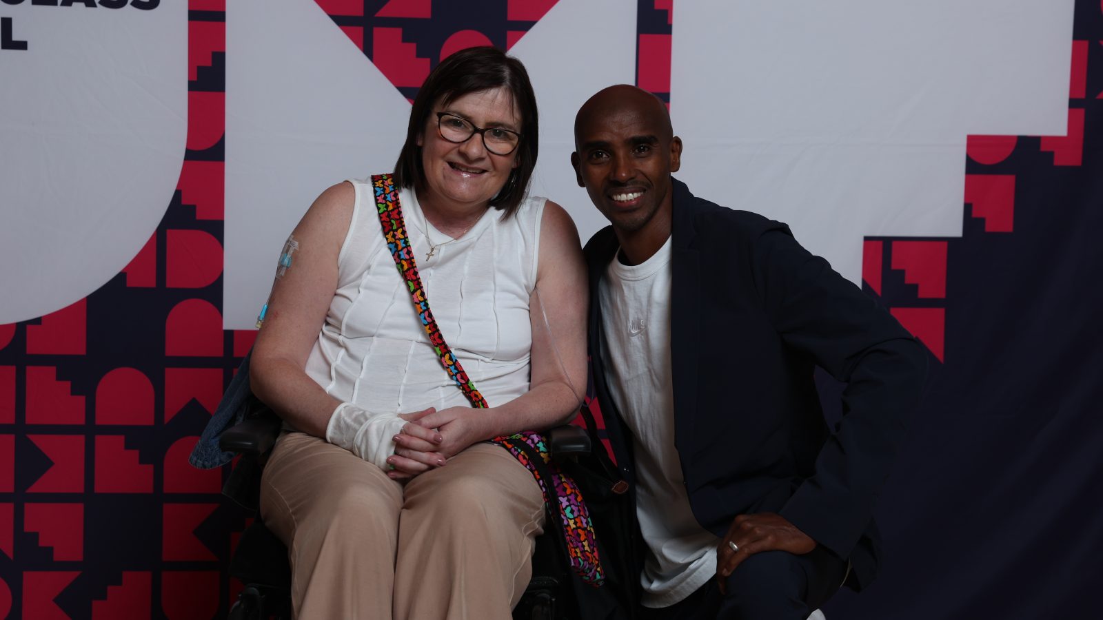 Terminally ill Mo Farah superfan fulfils lifelong dream in Aberdeen