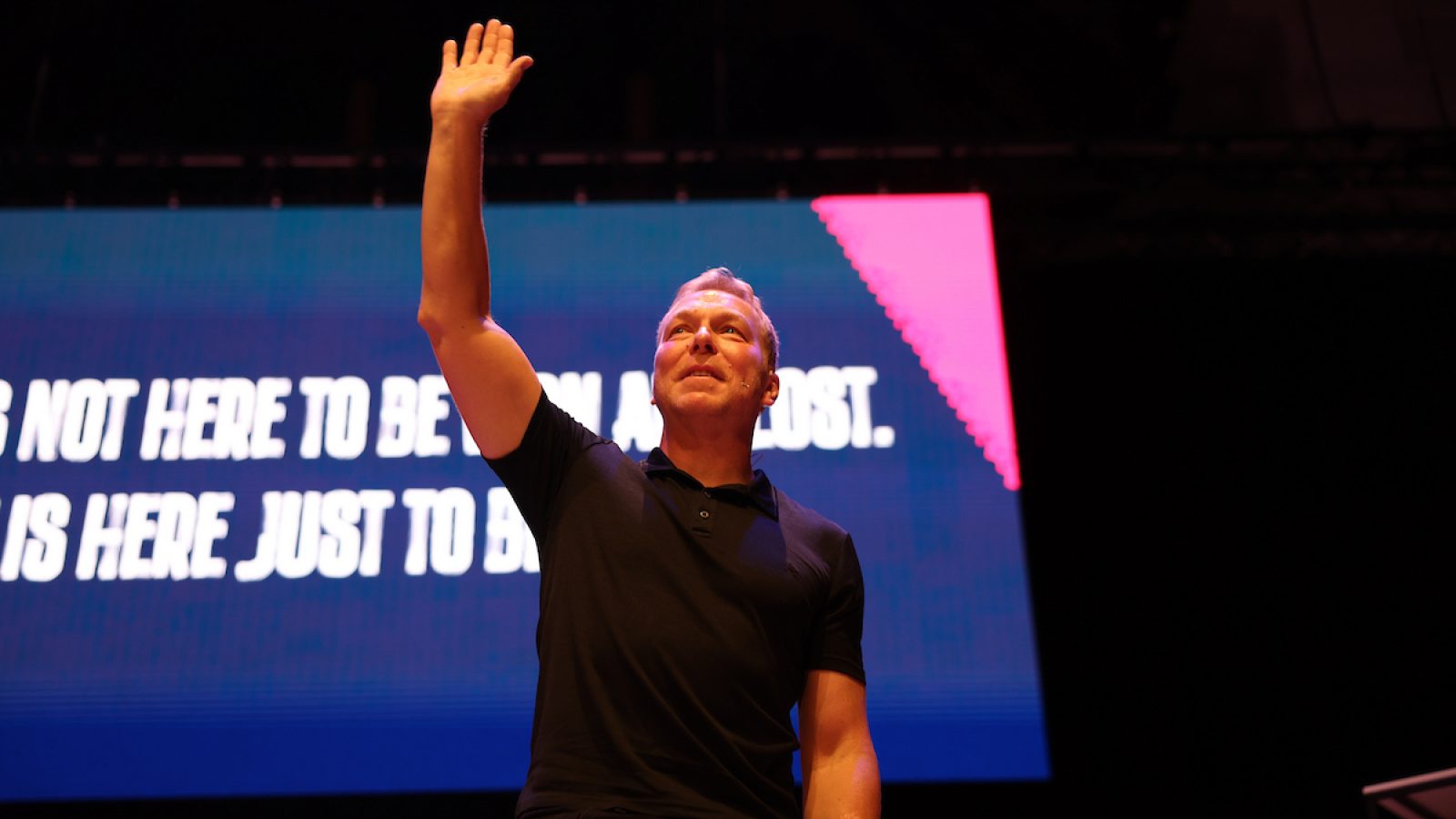 Standing ovation for Sir Chris Hoy after emotional Music Hall masterclass