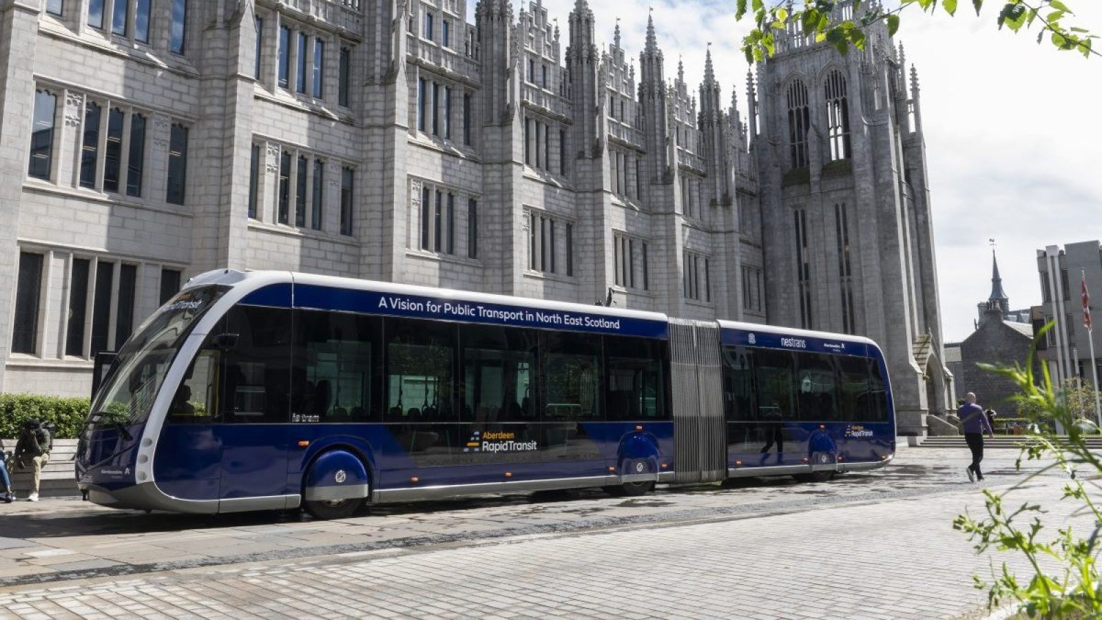 A glimpse of the future? Aberdeen Rapid Transit vehicle unveiled to public
