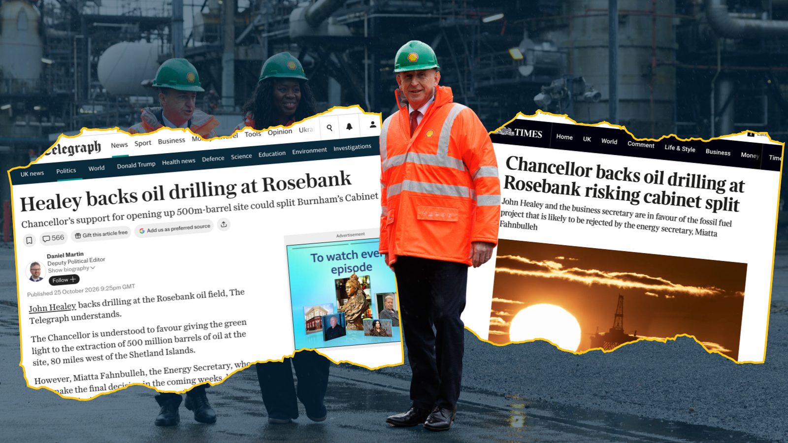 Chancellor and Business Secretary 'set to back Rosebank approval'