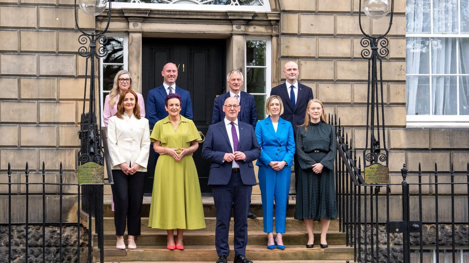 John Swinney announces his new look Scottish Cabinet
