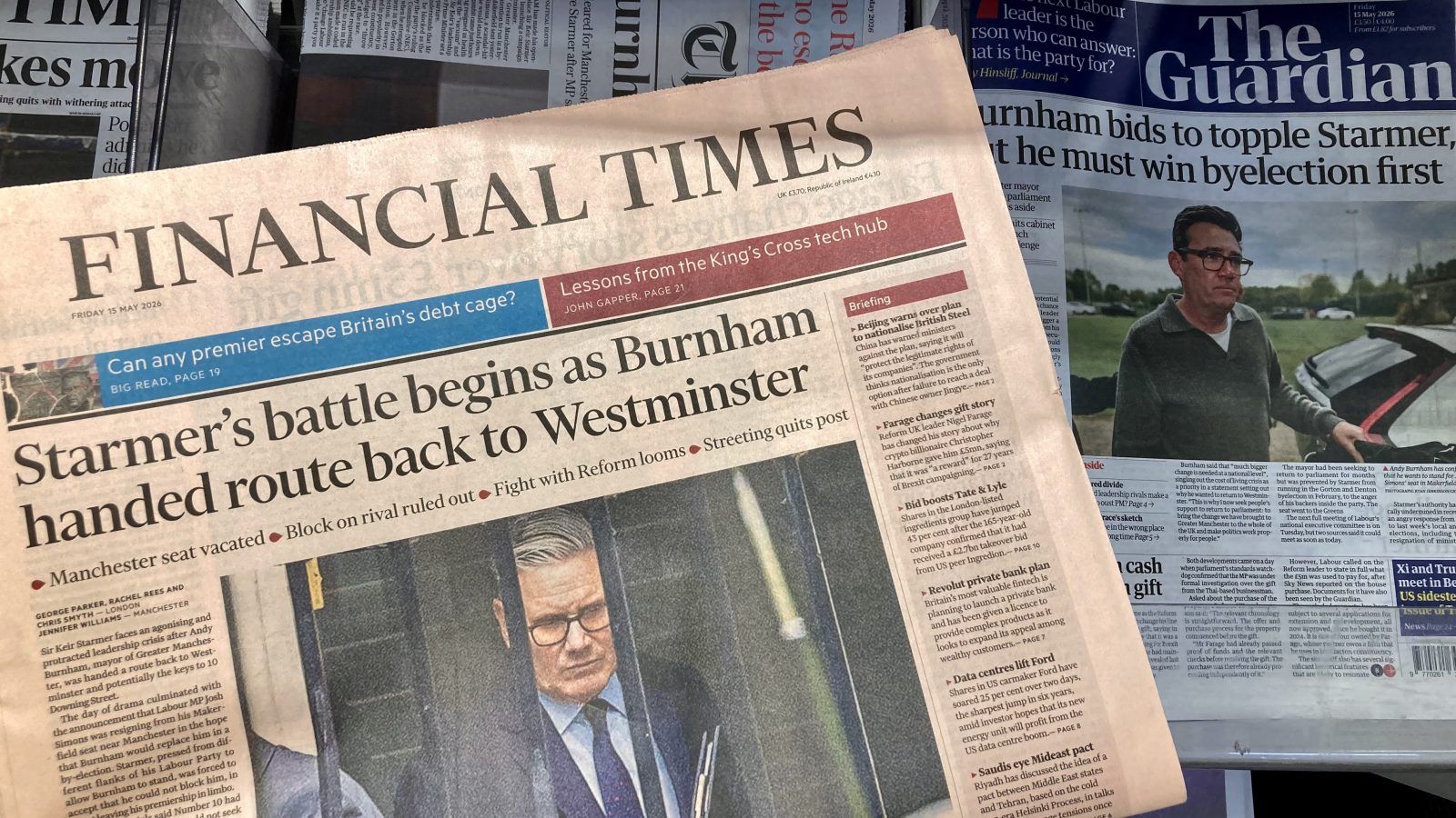 Brexit row overshadows Burnham by-election bid