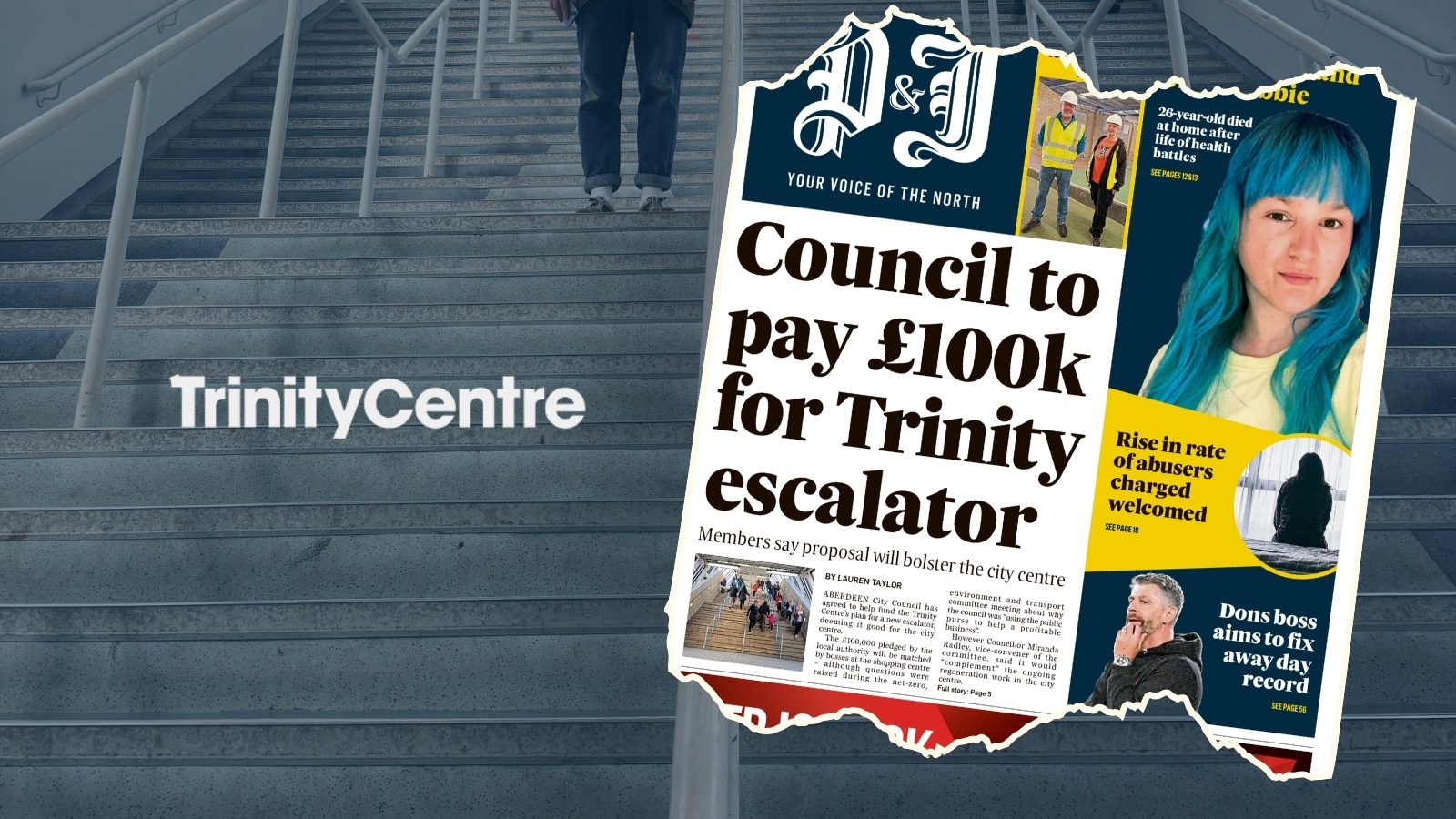 £100,000 boost for Trinity Centre escalator plan agreed by council