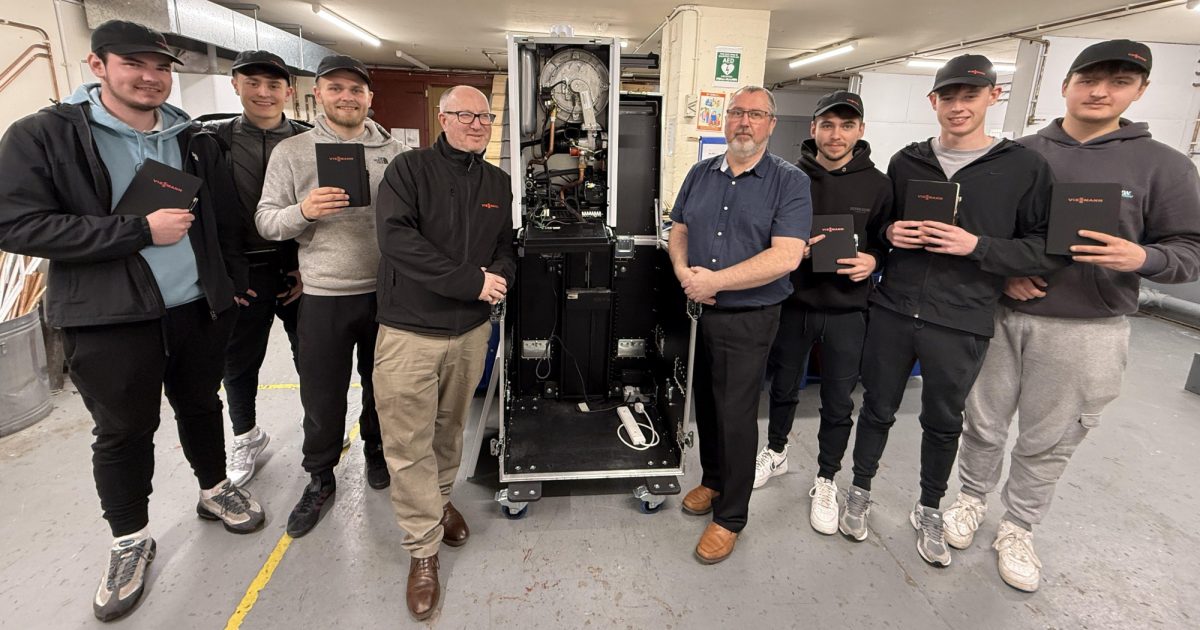 OpenGraph Image for Tullos Training apprentices receive specialist product training from Viessmann Boilers