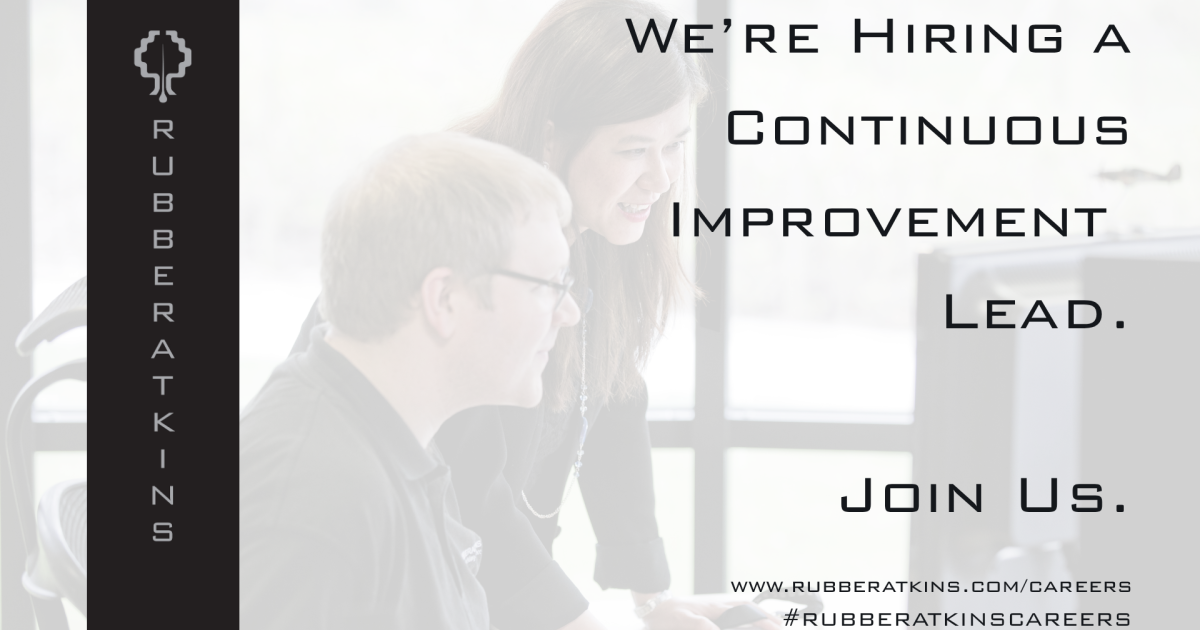 OpenGraph Image for Rubberatkins announces opportunity for continuous improvement lead in Aberdeen