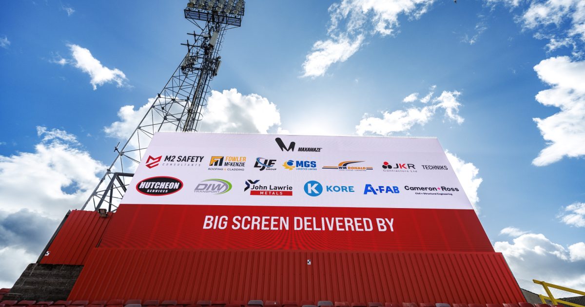 OpenGraph Image for “Team Aberdeen” help turbo charge Big Screen installation at Pittodrie