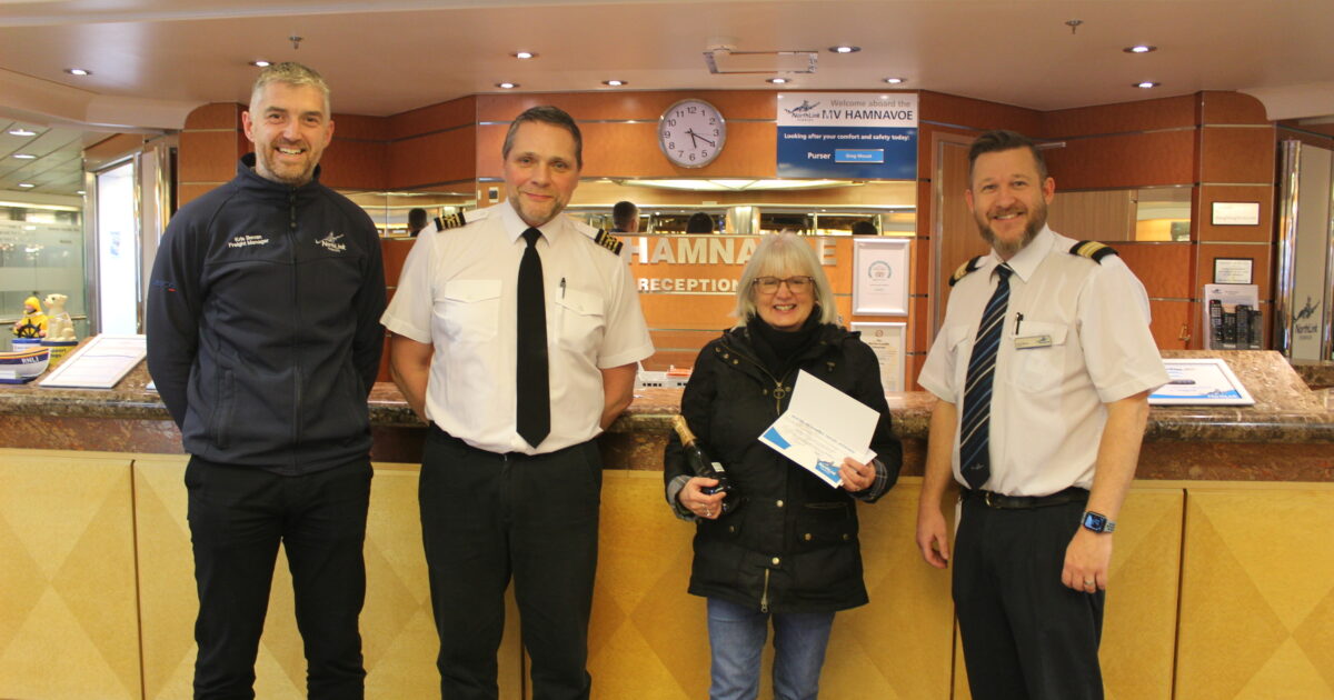 OpenGraph Image for Serco NorthLink Ferries welcomes 200,000th passenger aboard the MV Hamnavoe