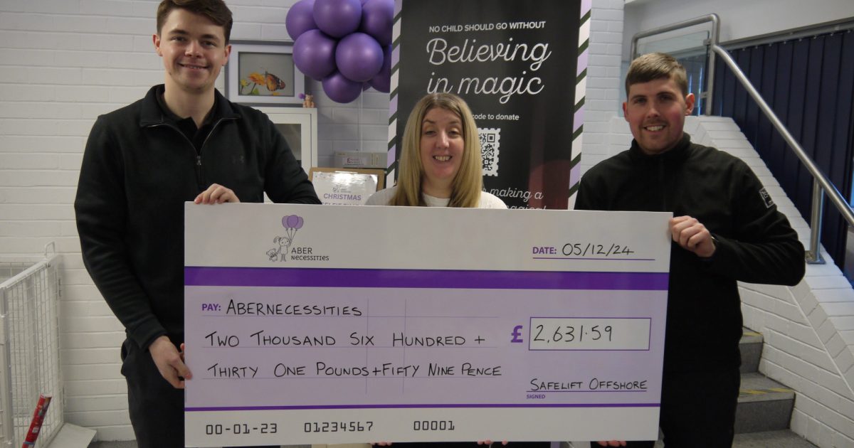 OpenGraph Image for Local businesses go the distance: 100km challenge raises £2,631 for AberNecessities