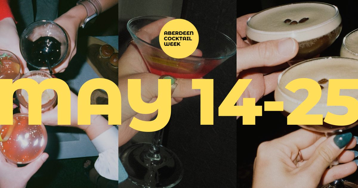OpenGraph Image for Aberdeen Cocktail Week announces 27 venues for May 2025 festival