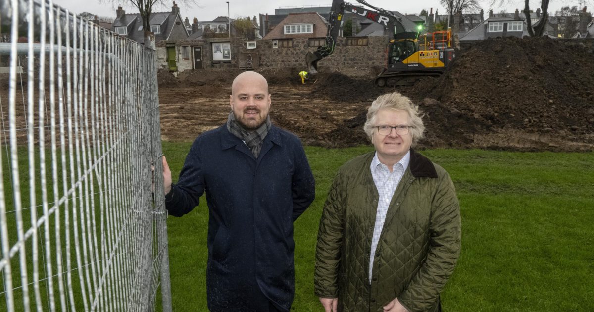 OpenGraph Image for Work starts at new Harlaw Pavilion