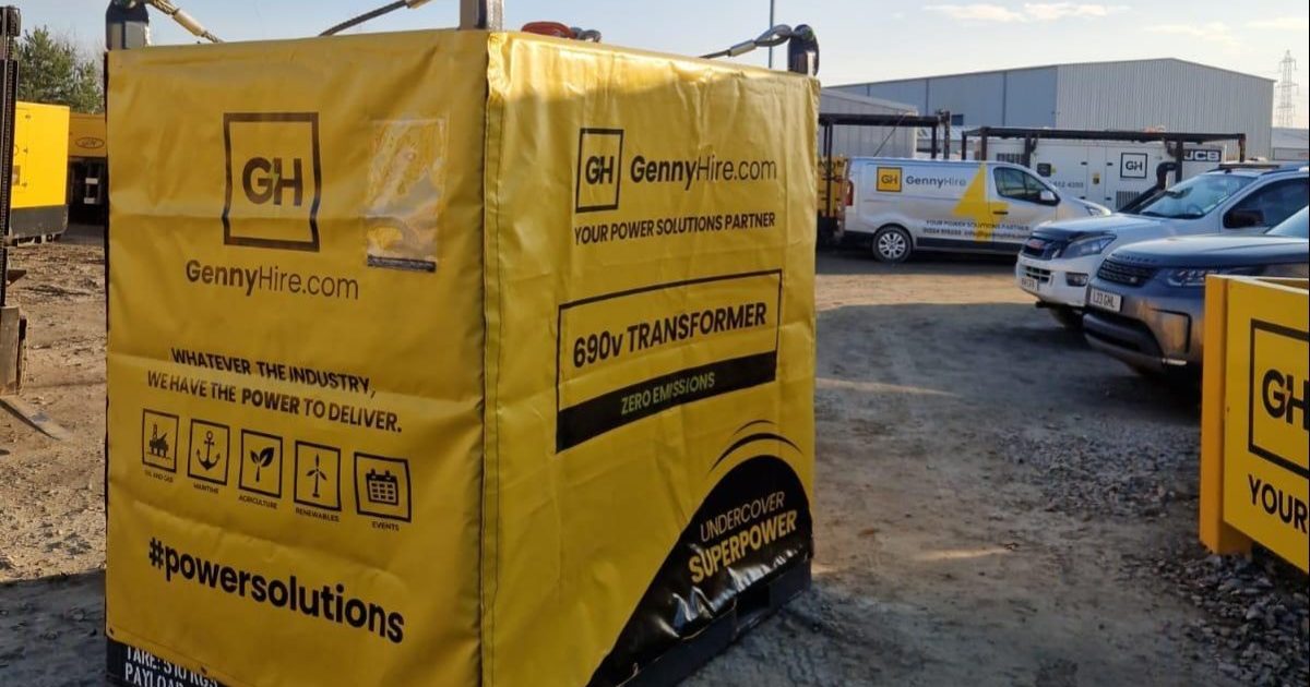 OpenGraph Image for GB Tarpaulins teams up with Genny Hire for branded cover project