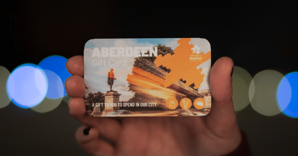 OpenGraph Image for Aberdeen Gift Card named UK’s best as it reaches milestone £3million boost for local economy