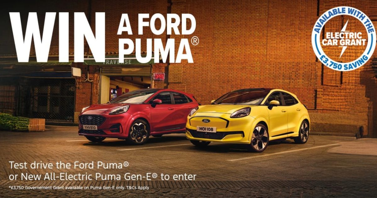 OpenGraph Image for Win a Ford Puma with TrustFord Aberdeen