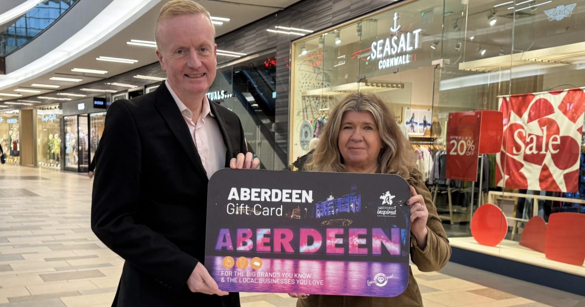 OpenGraph Image for Aberdeen Gift Card is best-selling in the UK for an ‘unprecedented’ third year as it passes milestone of generating £7.75m for local economy