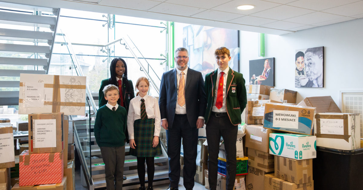 OpenGraph Image for Albyn School help with the donation of much-needed supplies in Ukraine