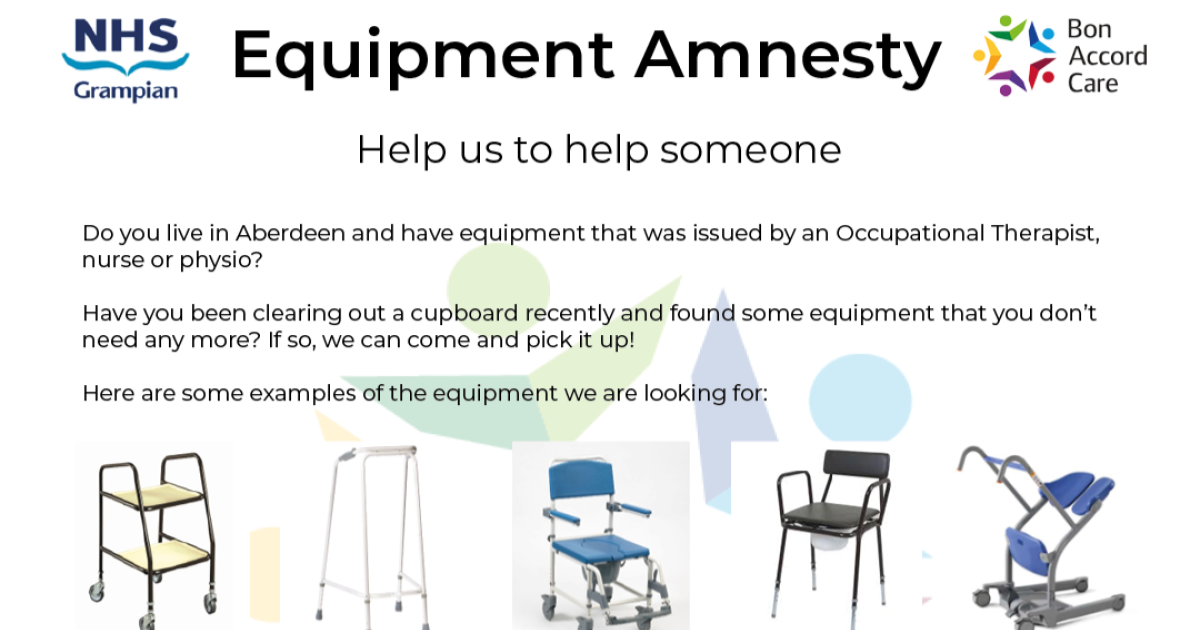 OpenGraph Image for Bon Accord Care Equipment Amnesty 2025