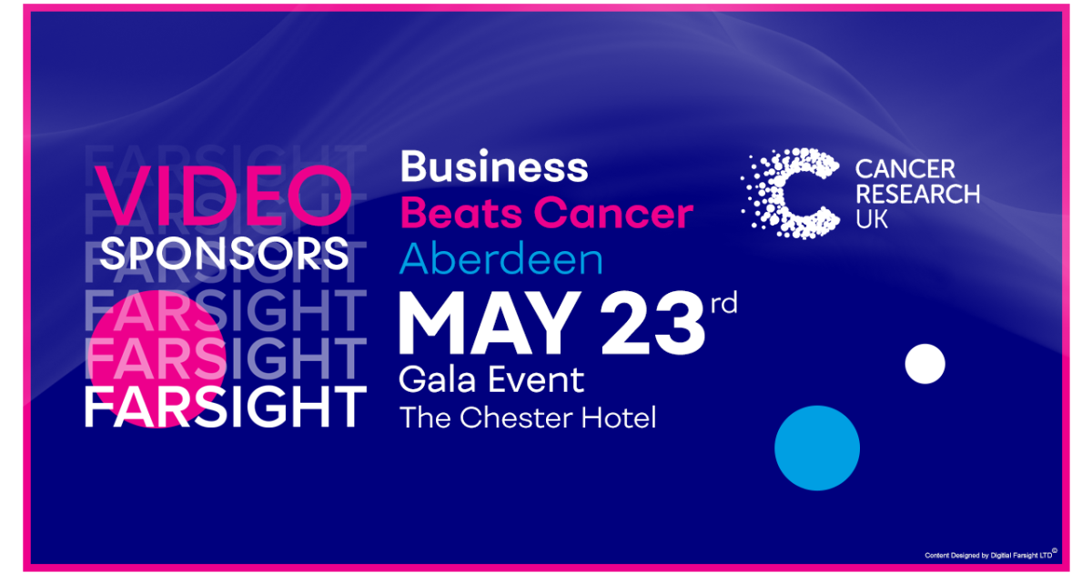 OpenGraph Image for Farsight joins Business Beats Cancer Aberdeen as official video sponsor