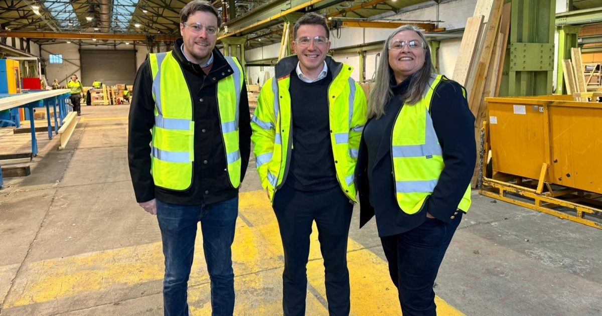 OpenGraph Image for Deeside Timberframe hosts MSP visit to showcase role in delivering government housing goals