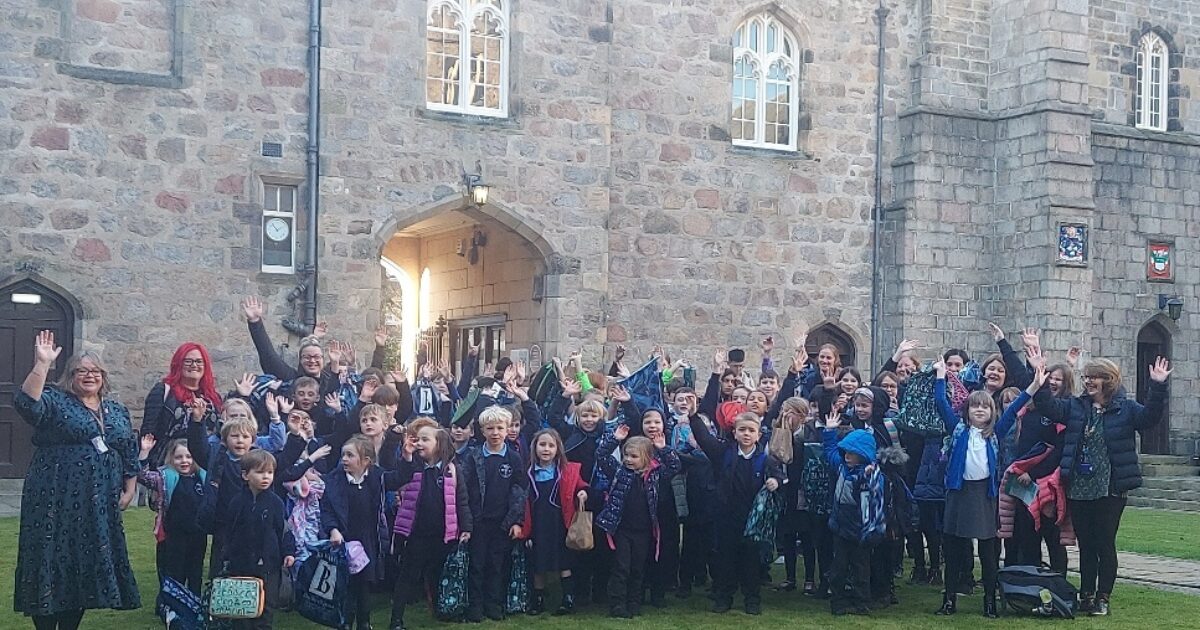 OpenGraph Image for 'A right rare day oot' for Monymusk pupils attending University's Doric event
