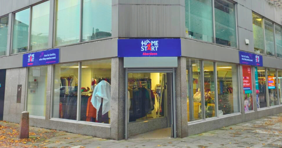 OpenGraph Image for New chapter for Home-Start Aberdeen as charity shop prepares to open on George Street