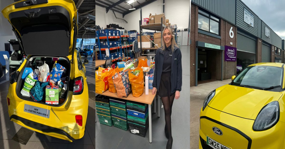 OpenGraph Image for TrustFord Aberdeen completes successful “Fill a Ford” foodbank collection