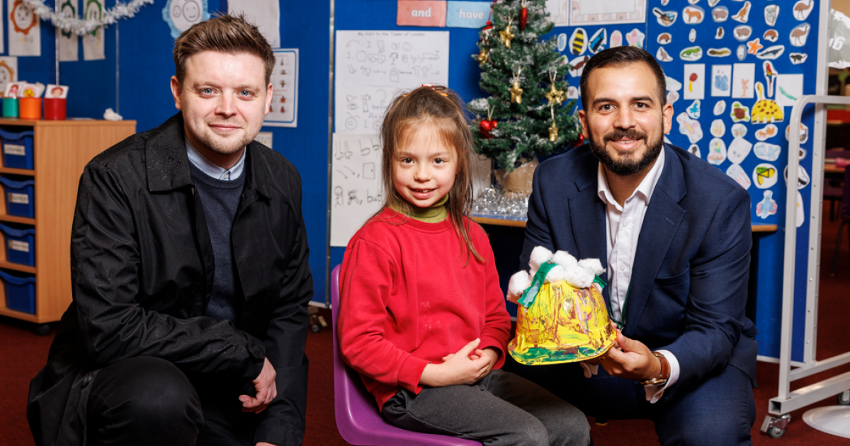 OpenGraph Image for Dyce primary pupils build creativity with festive hard hat designs