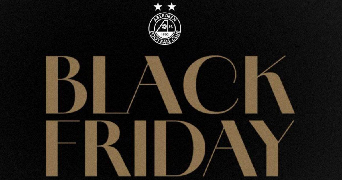 OpenGraph Image for Aberdeen Football Club launches Black Friday offer