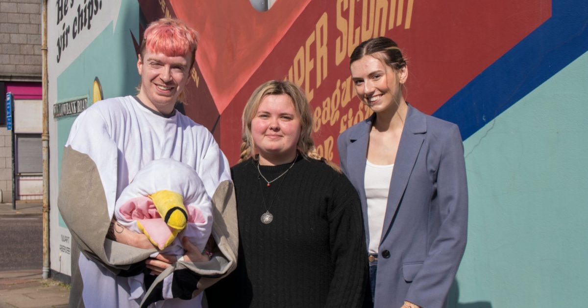 OpenGraph Image for BBC smash hit The Traitors inspire city students to recreate iconic Nuart Aberdeen murals