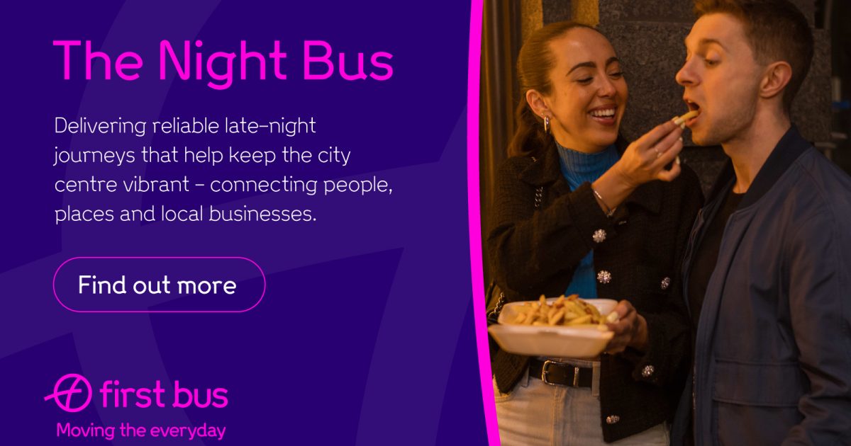 OpenGraph Image for Night bus numbers continue to grow following First Bus relaunch