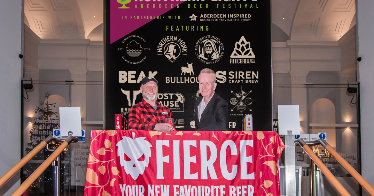 OpenGraph Image for Aberdeen Inspired and Fierce Beer partner to make the Northern Lights: Aberdeen Beer Festival a dazzling affair