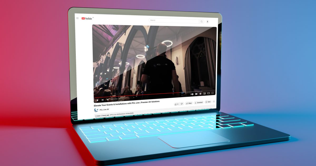OpenGraph Image for PCL Live launches new services showcase video highlighting innovative AV solutions