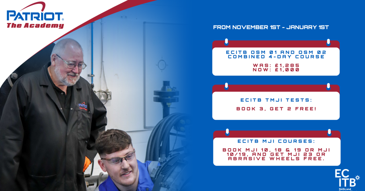 OpenGraph Image for Patriot International announces limited-time savings on ECITB courses
