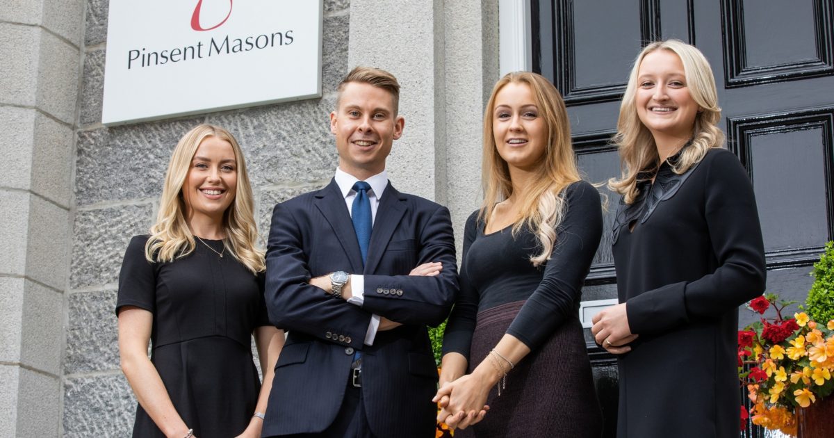 OpenGraph Image for Young talent adds to Pinsent Masons Aberdeen legal team