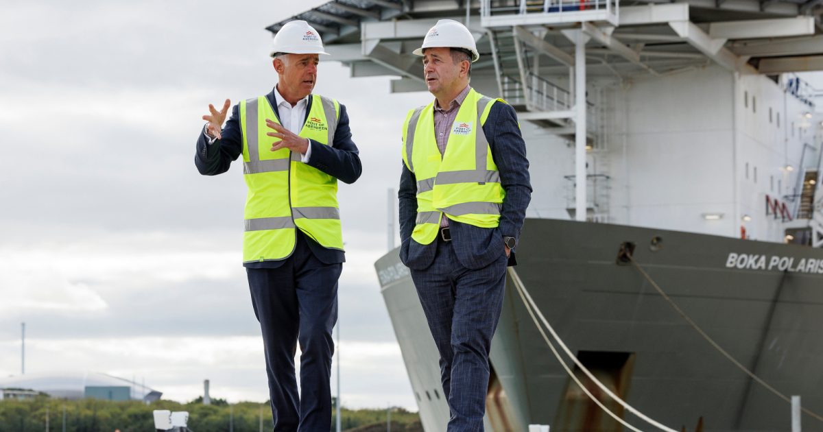 OpenGraph Image for Economic growth and clean power on agenda as Port of Aberdeen hosts Great British Energy Board