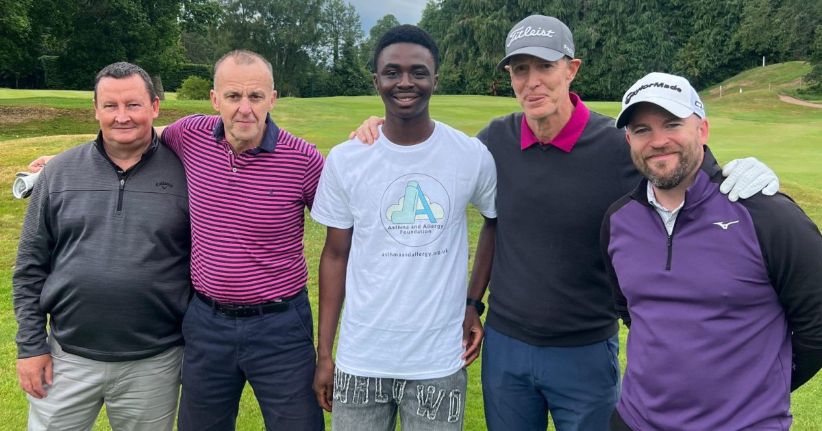 OpenGraph Image for Charity Golf Day raises £7,917.75 for Asthma and Allergy Foundation