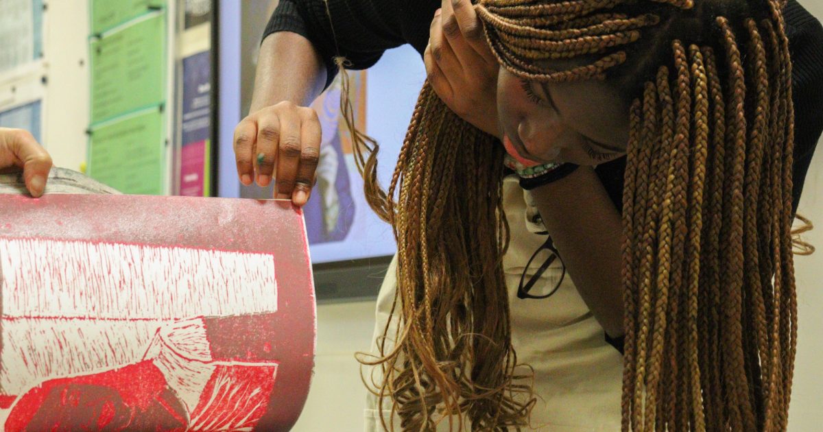 OpenGraph Image for Aberdeen students join forces with city arts organisation for vibrant print exhibition