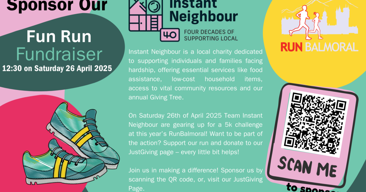 OpenGraph Image for Instant Neighbour staff and volunteers to participate in Balmoral 5k to raise funds for local charity