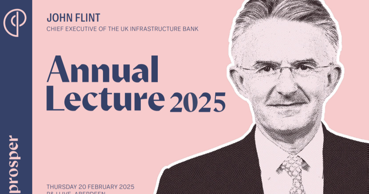 OpenGraph Image for CEO of UK Infrastructure Bank to deliver Prosper’s Annual Lecture