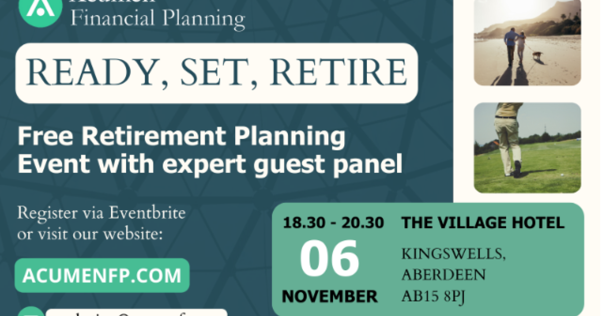 OpenGraph Image for Acumen Financial Planning to host retirement planning event