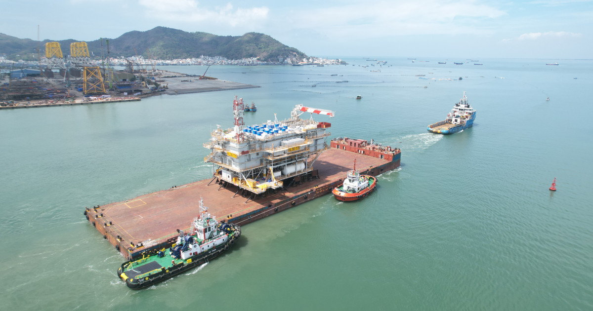 OpenGraph Image for Semco Maritime and PTSC M&C with successful Hai Long load-out and sail-away