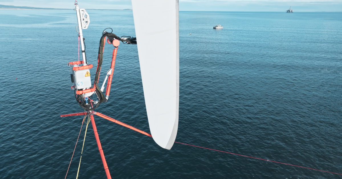 OpenGraph Image for Signal produces film showcasing turbine maintenance drone technology