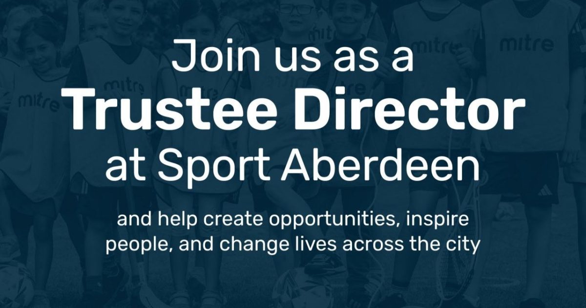 OpenGraph Image for Award-winning charity Sport Aberdeen is recruiting trustee directors