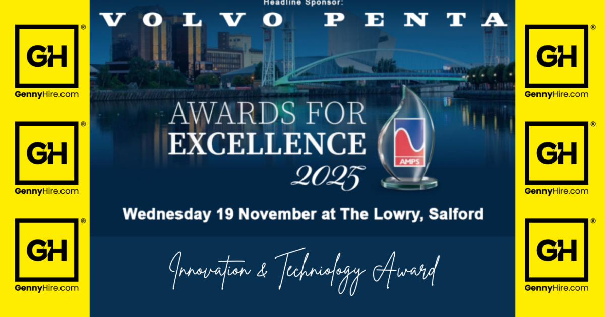 OpenGraph Image for Genny Hire Ltd proud sponsor of the AMPS Award for Innovation & Technology